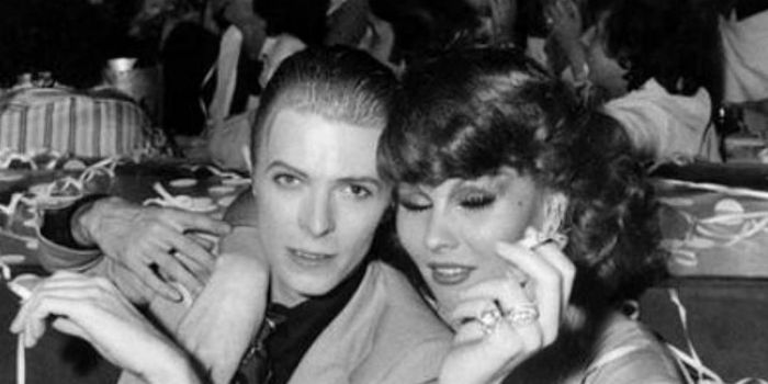 David Bowie and Romy Haag