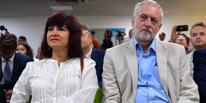 Laura Alvarez and Jeremy Corbyn