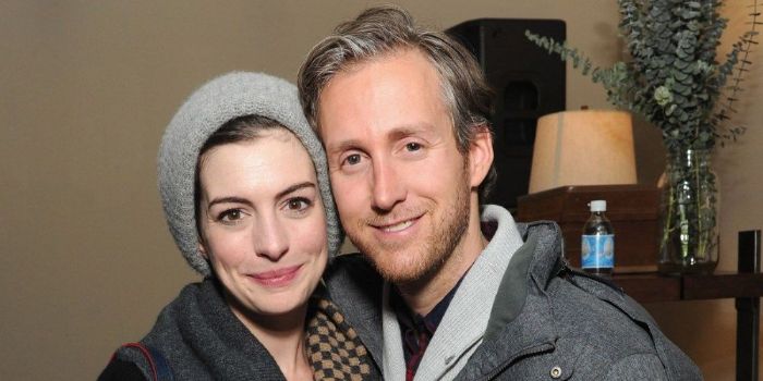 Anne Hathaway and Adam Shulman