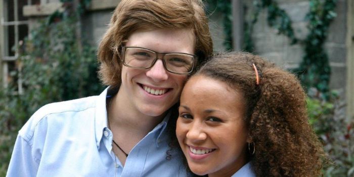 Michael Seater and Shadia Simmons