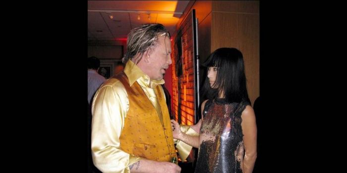 Mickey Rourke and Bai Ling