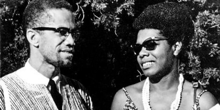 Maya Angelou and Malcolm X