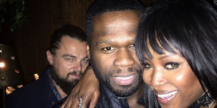 50 Cent and Naomi Campbell