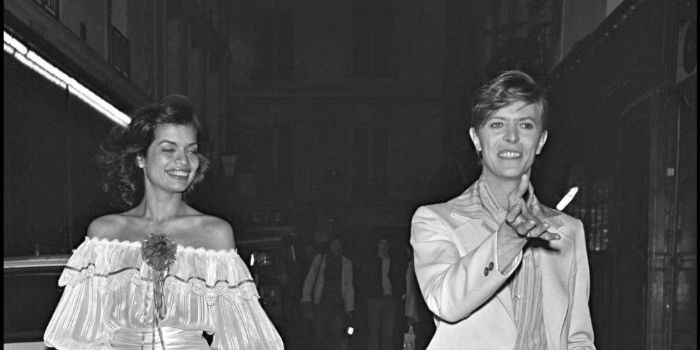 Bianca Jagger and David Bowie