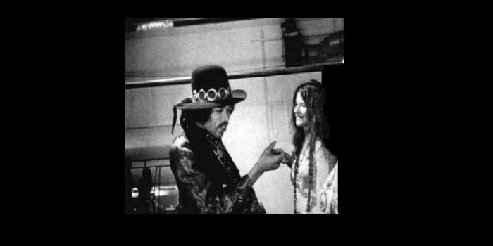 Jimi Hendrix and Janis Joplin