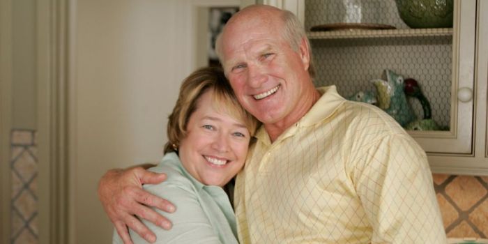 Kathy Bates and Terry Bradshaw