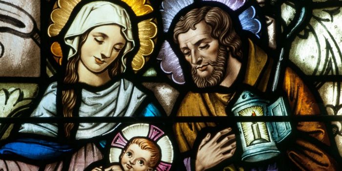 Mary (mother of Jesus) and Saint Joseph