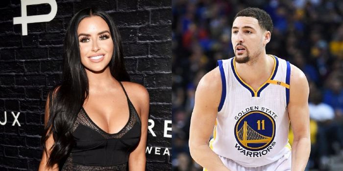Abigail Ratchford and Klay Thompson