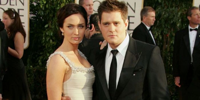 Emily Blunt and Michael Buble