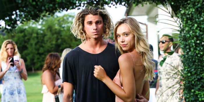 Jay (unknown) and Alexis Ren