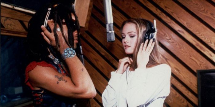 Lenny Kravitz and Vanessa Paradis