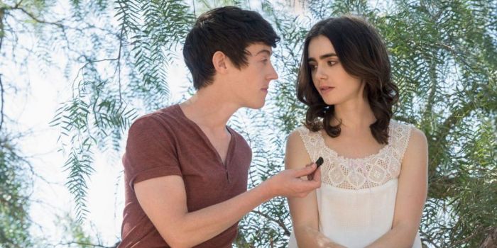Lily Collins and Alex Sharp