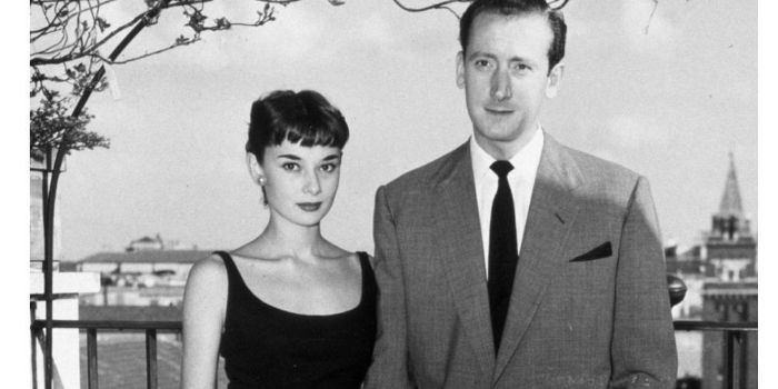 James Hanson and Audrey Hepburn