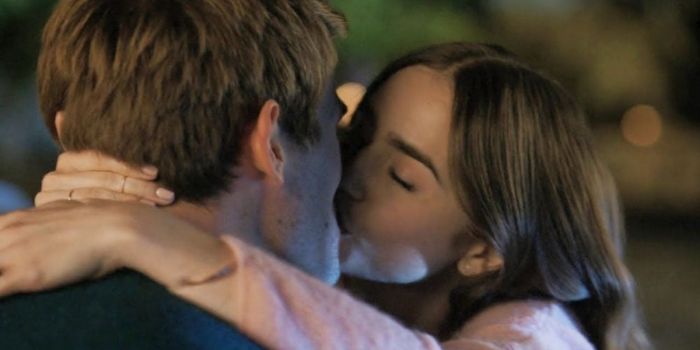 Lily Collins and Victor Meutelet