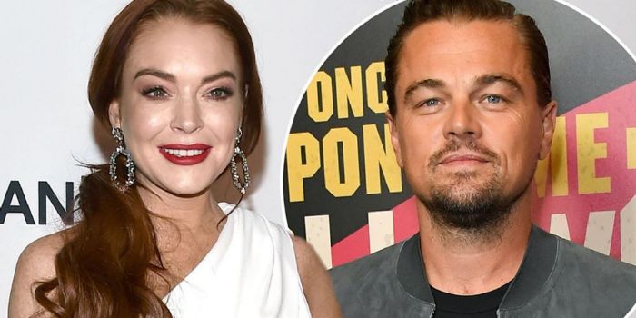 Leonardo DiCaprio and Lindsay Lohan