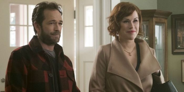 Luke Perry and Molly Ringwald