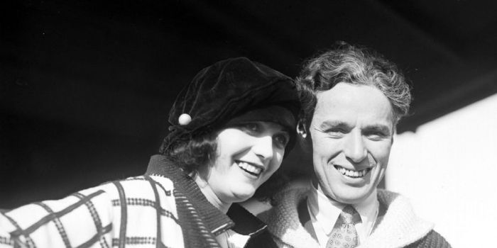 Charlie Chaplin and Pola Negri